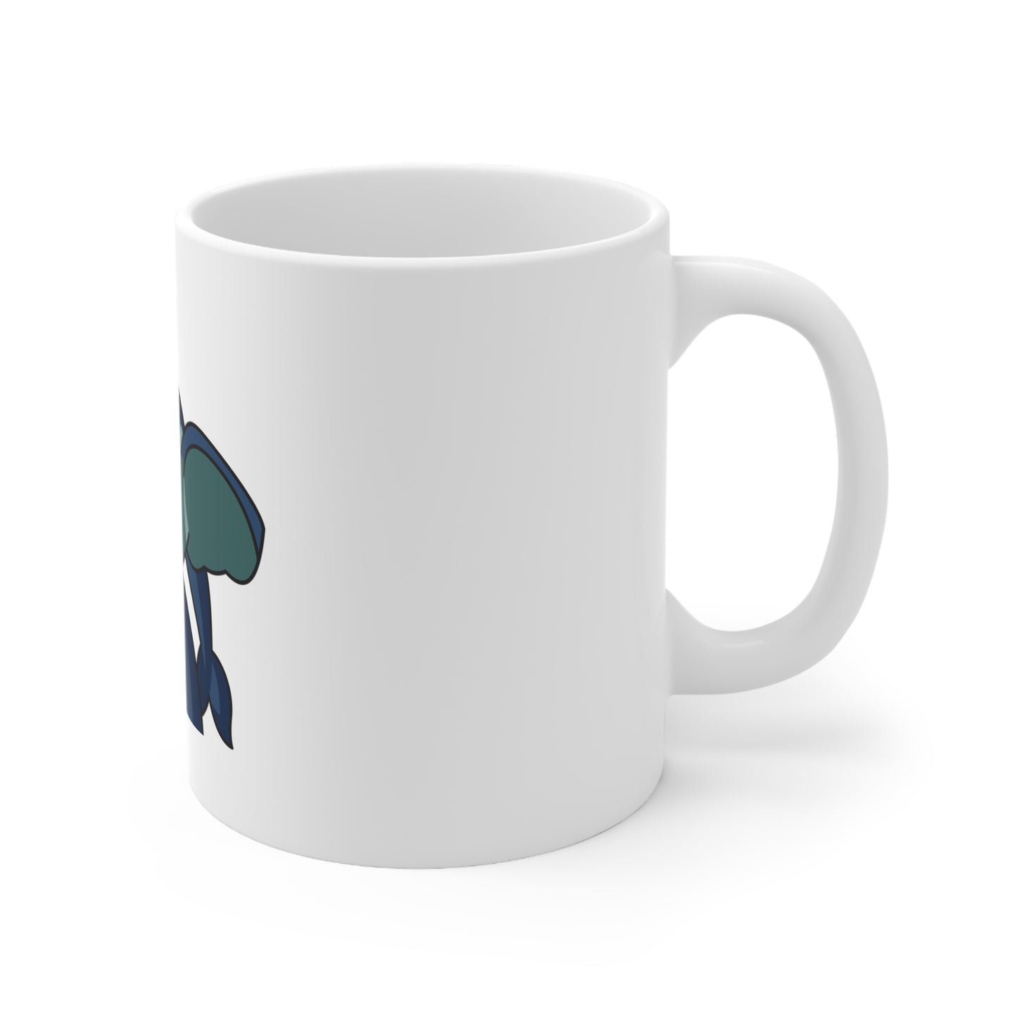 White Ceramic Mug, 11oz