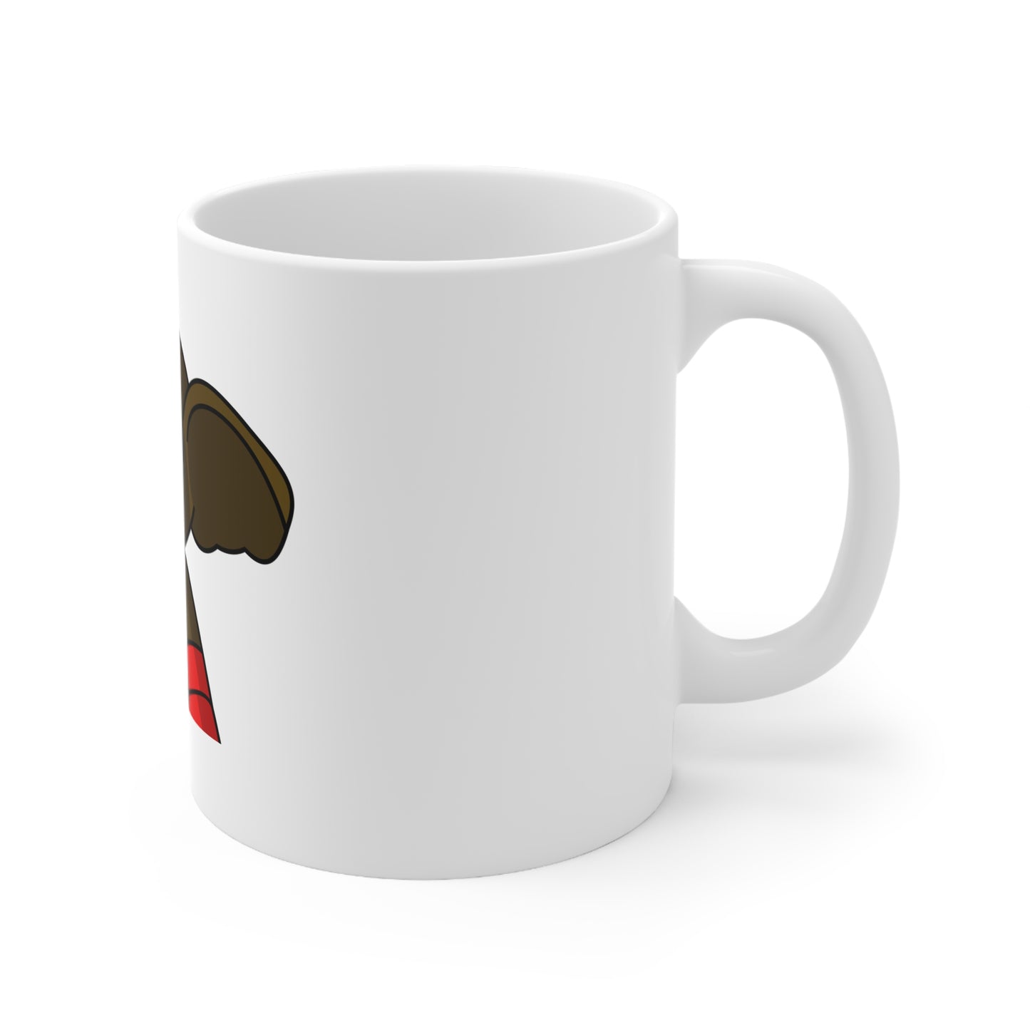 White Ceramic Mug, 11oz