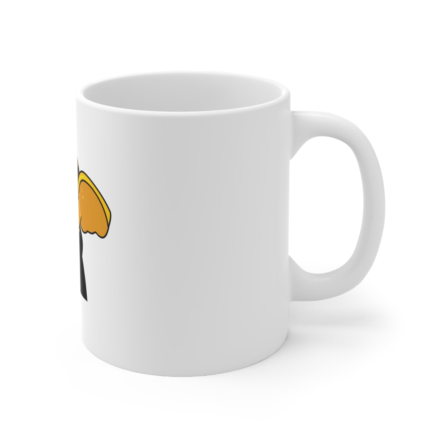 White Ceramic Mug, 11oz