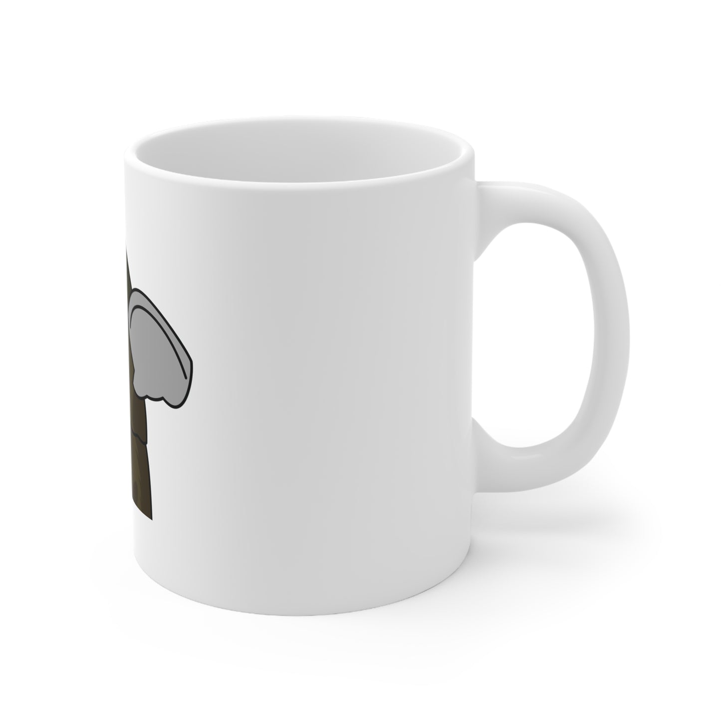 White Ceramic Mug, 11oz