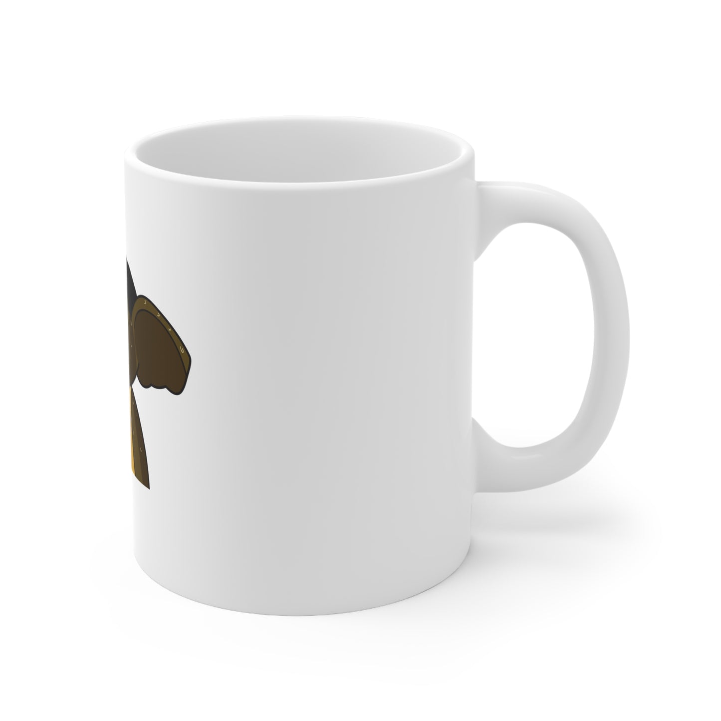 White Ceramic Mug, 11oz