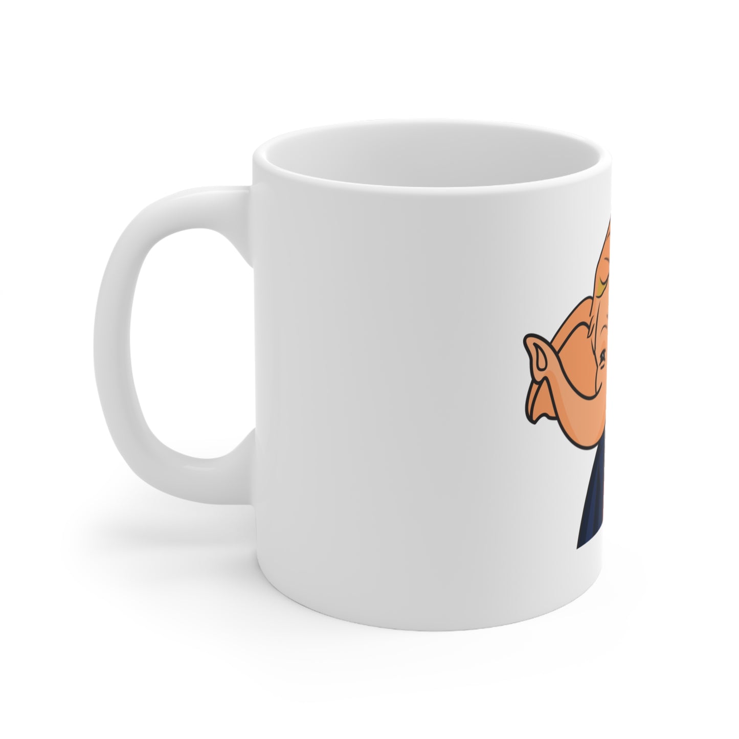 White Ceramic Mug, 11oz
