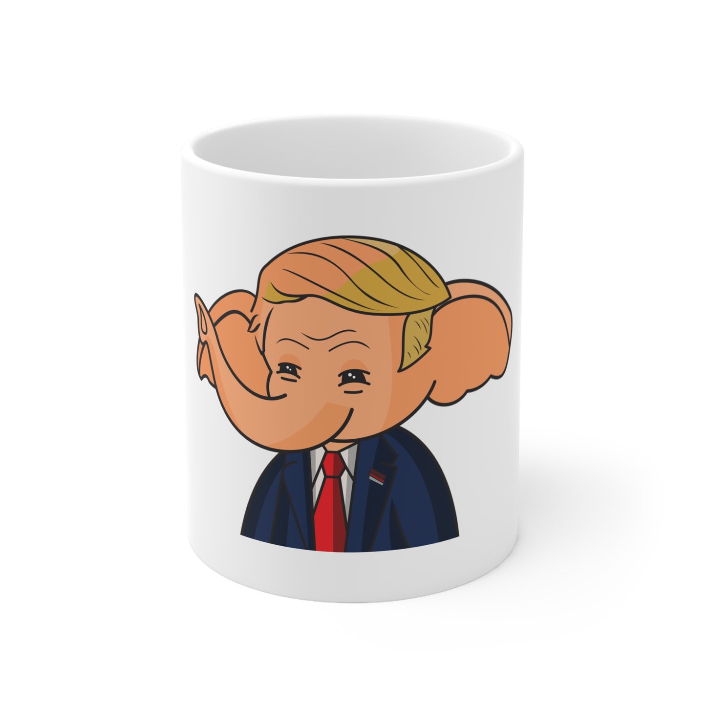 White Ceramic Mug, 11oz