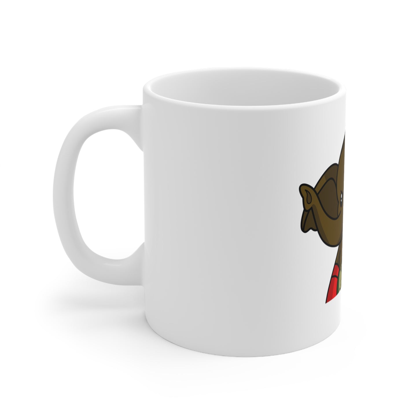 White Ceramic Mug, 11oz