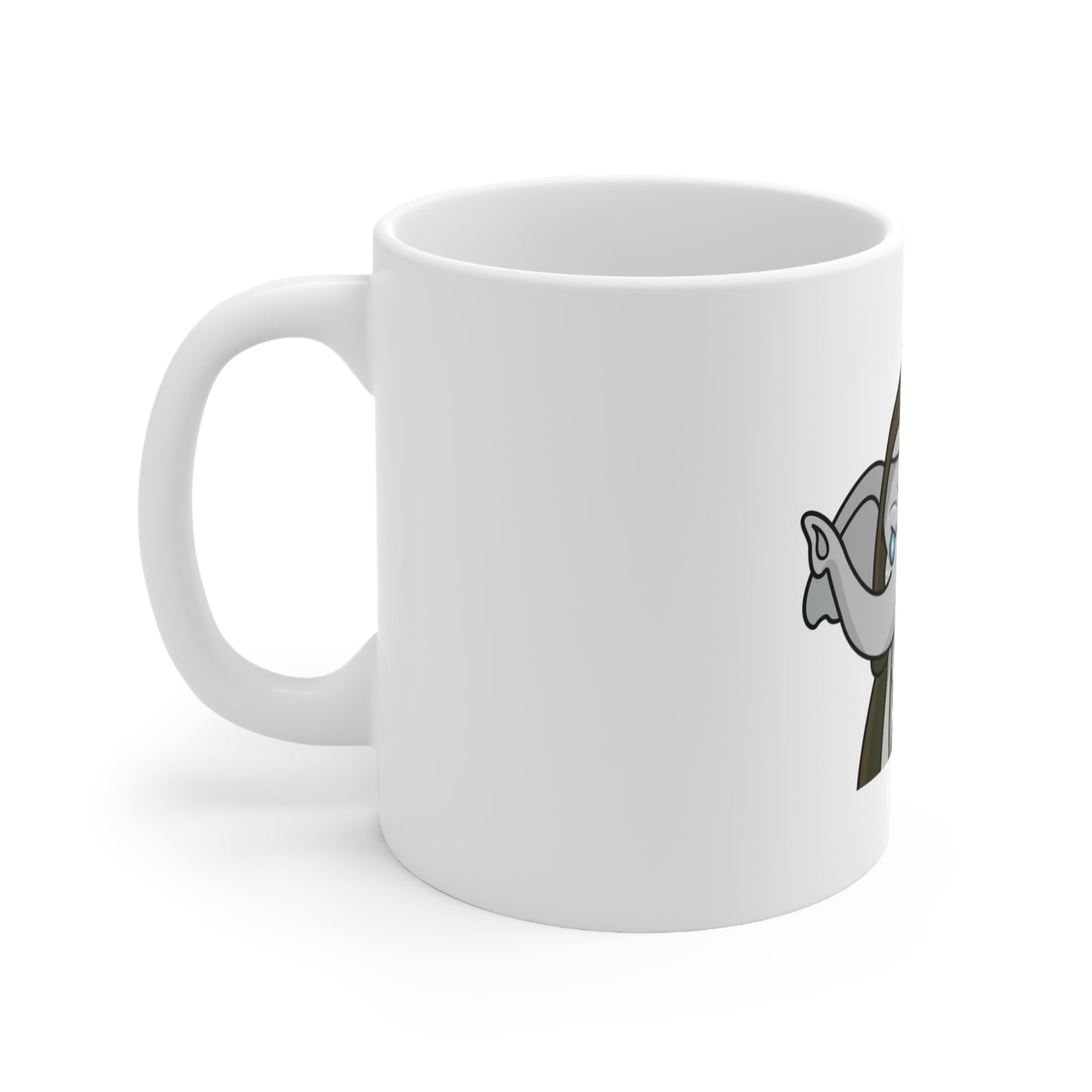 White Ceramic Mug, 11oz