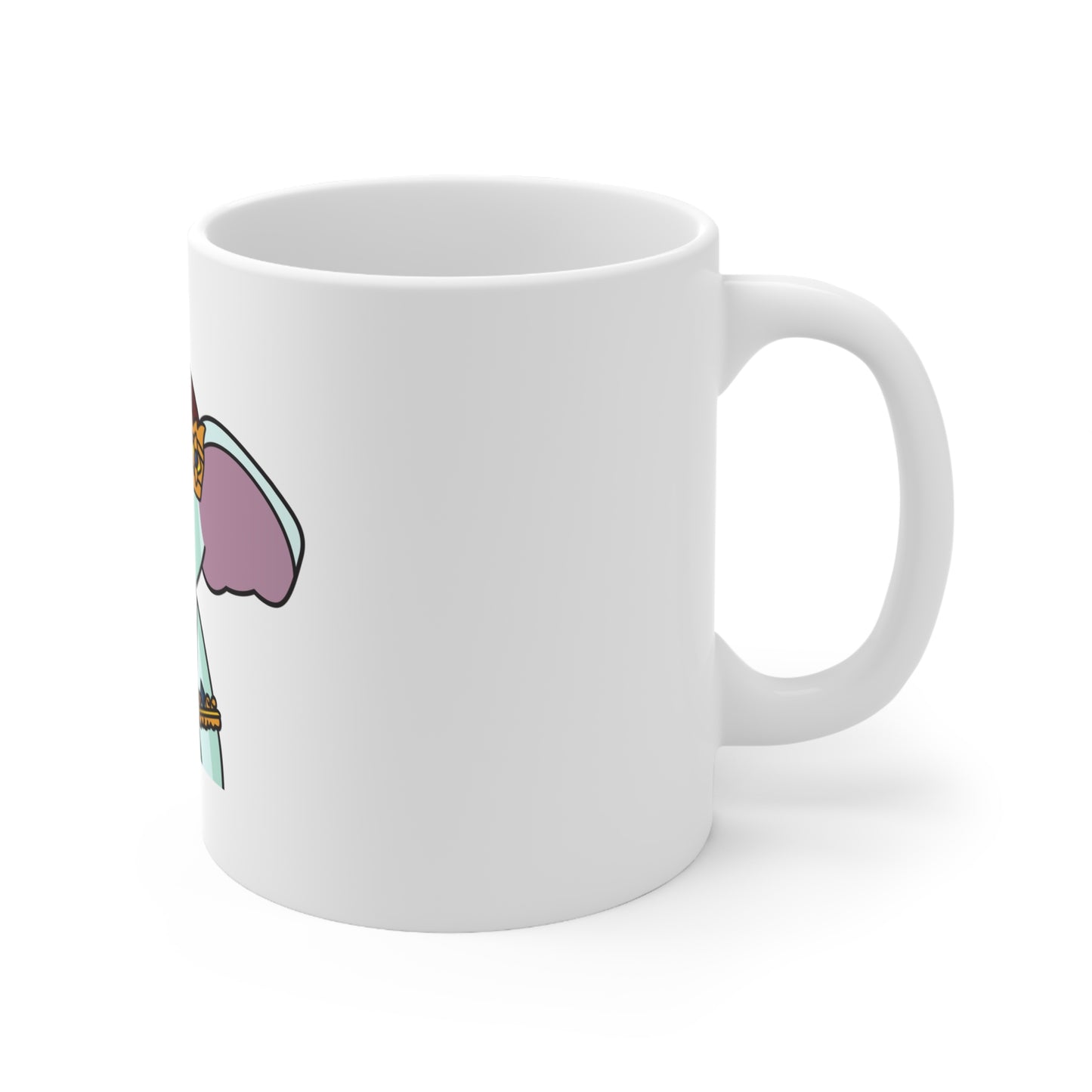 White Ceramic Mug, 11oz