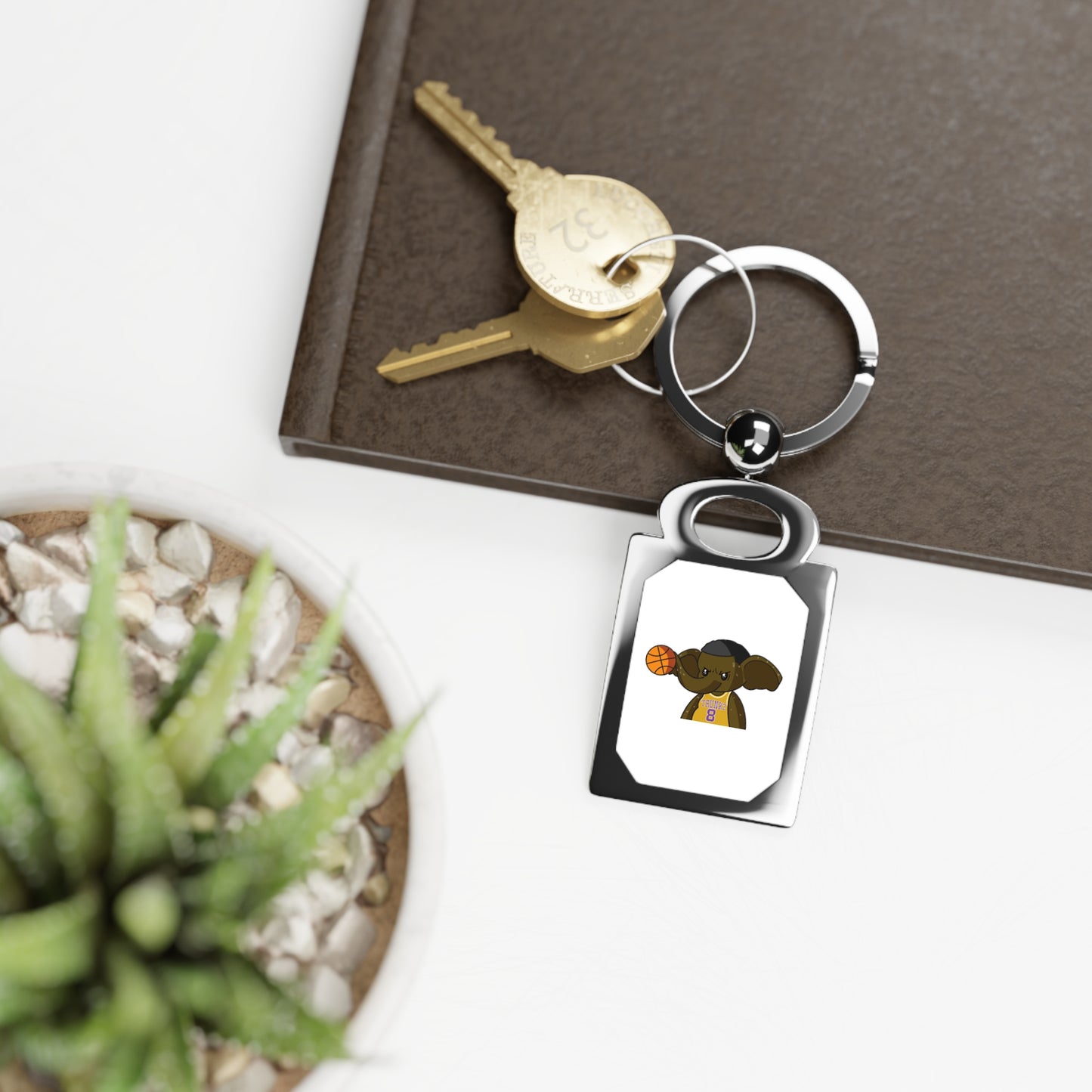 Rectangle Photo Keyring