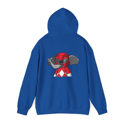 Red Ranger Trippy Trunk Hoodie