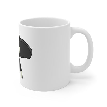 White Ceramic Mug, 11oz