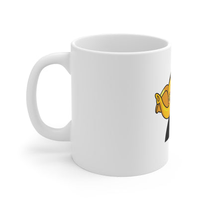 White Ceramic Mug, 11oz